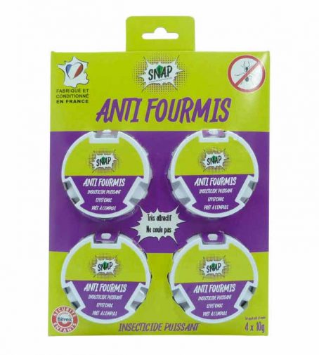 Anti-fourmis boites appât 4 x 10 g SNAP