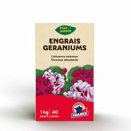 engrais granules pour géraniums