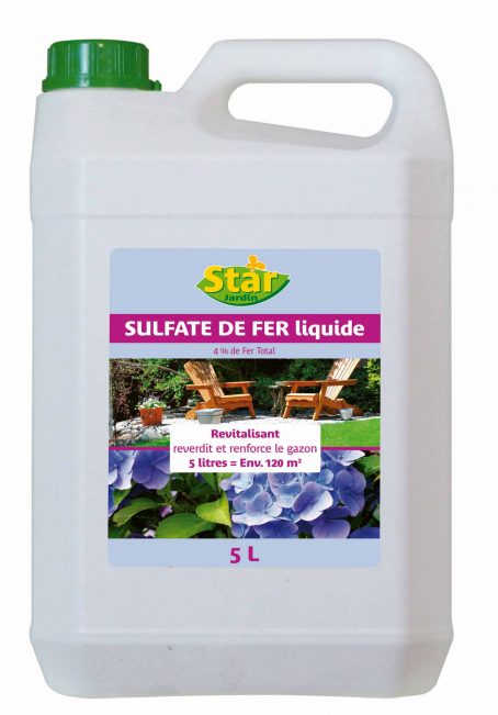 Sulfate de fer liquide en bidon de 5L Star Jardin